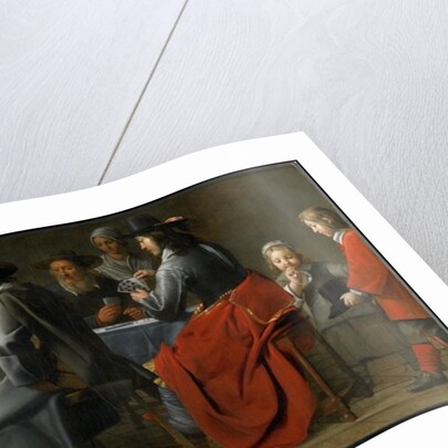 Gathering of Gamblers with Hurdy-Gurdy Player, c.1660 by Master of the Processions