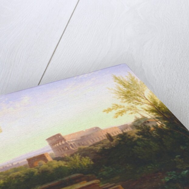 View of the Colosseum from the Orti Farnesiani, 1833 by Antoine Felix Boisselier