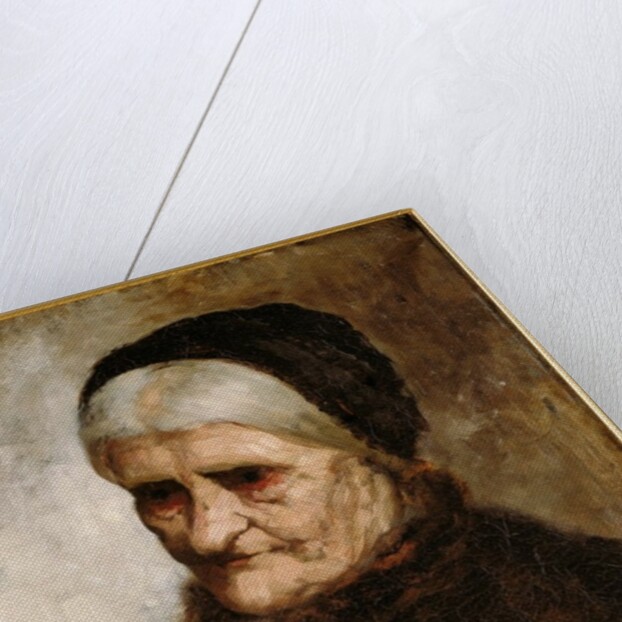 Head of an Old Woman, 1881 by Robert Koehler