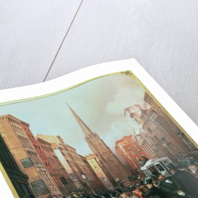 Wall Street, 13th October 1857 by J.H. & Rosenburg C. Cafferty