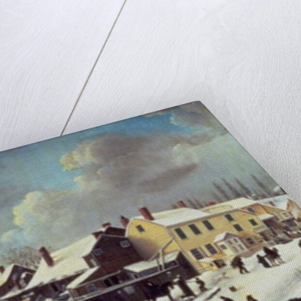 Winter Scene in Brooklyn, c.1817 by Louisa Ann Coleman