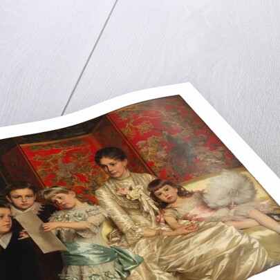 Family Group by Michele Gordigiani