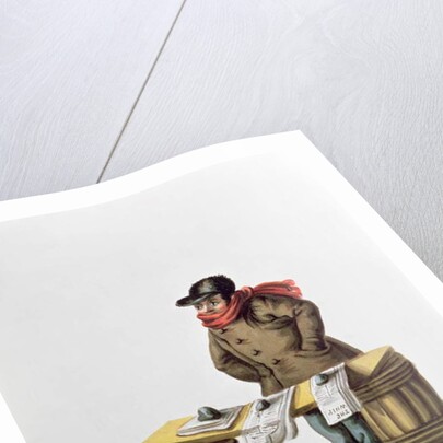 The Newspaper Stand, c.1840-44 by Nicolino Calyo