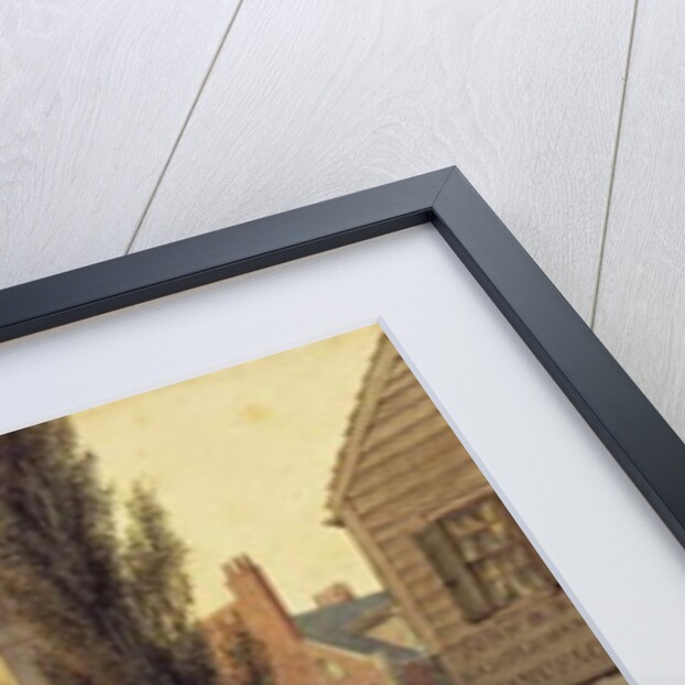 Night-Fall, St. Thomas's Church, New York, c.1835 by George Harvey