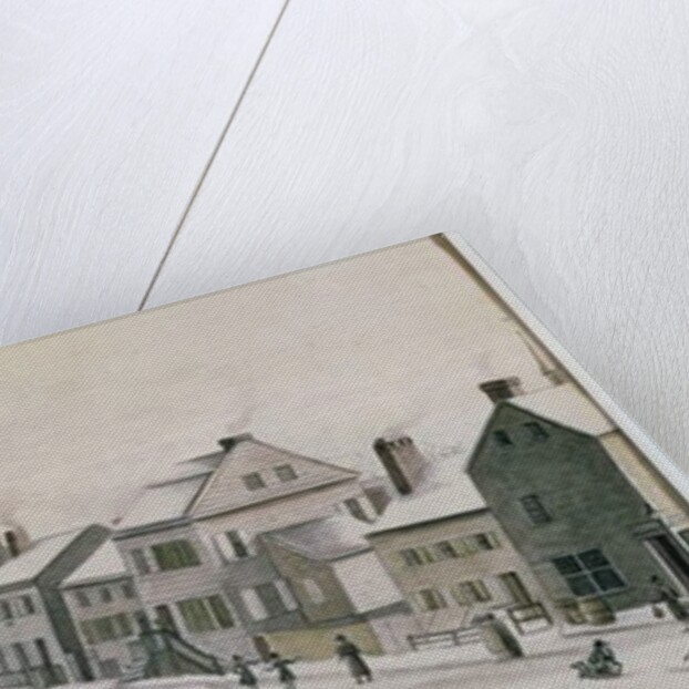 The Corner of Warren and Greenwich Street, 1809 by Anne Marguerite Hyde de Neuville