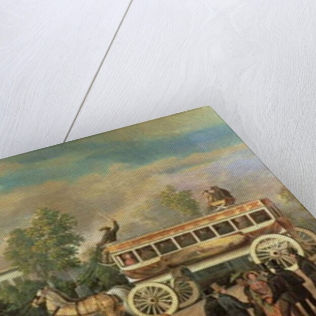Coach 76 of the Knickerbocker Line, Brooklyn, c.1840-50 by Henry Boese