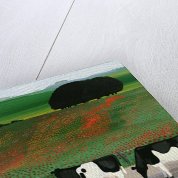 Cows and Poppies by Maggie Rowe