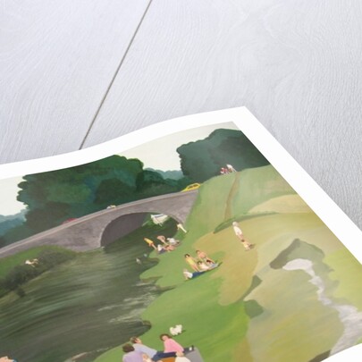 Riverside Picnic, 1989 by Maggie Rowe