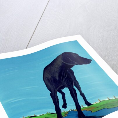 Joe's Black Dog, 2000 by Marjorie Weiss