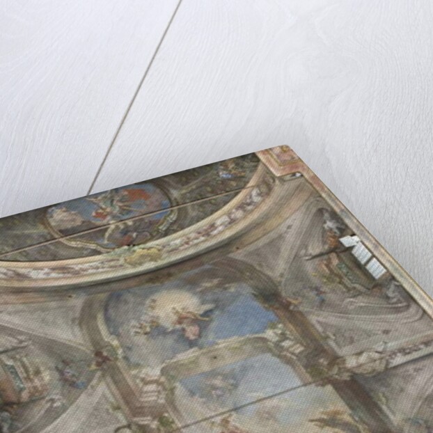 Ceiling of the nave by Mattia Bortoloni