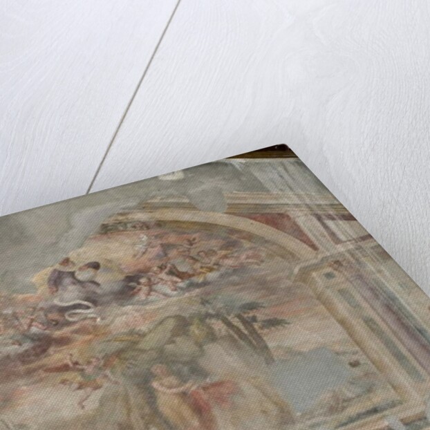 Mary Magdalene in the Desert, detail of 3496121 by Giovanni Battista Guerinoni