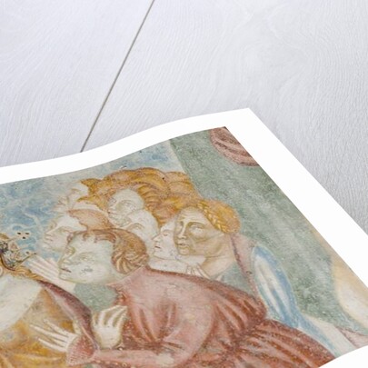 Figure, detail of the Last Judgment, c.1400 by Filippolo de & Veris da Milano Lanfranco de Veris da Milano