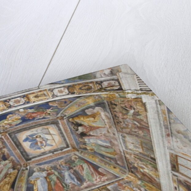 Twelve Apostles and Triumphant Christ, 1590-1600 by Pozzo or Pozzi di Puria Brothers