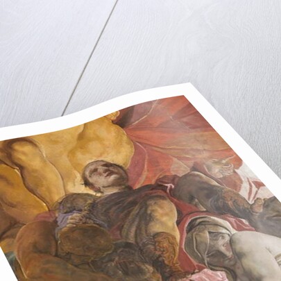 Roman judge condemning to death the Saints Apollonia, Lucy and Catherine of Alexandria, c.1696-97 by Paolo Pagani