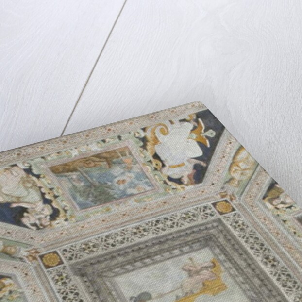 Room of Juno: Juno on a chariot pulled by two peacocks watching her husband's betrayal by Italian School