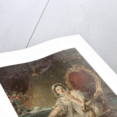 Portrait of a woman by Giuseppe Tominz