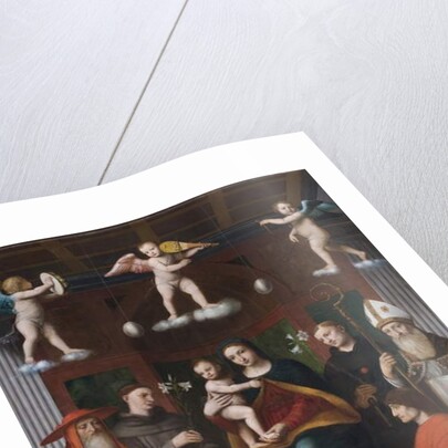 Holy Conversation, Pala Raimondi, 1517-18 by Bernardino Luini