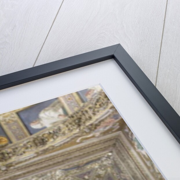 Angels and Blessing God by Simone Veneziano Peterzano