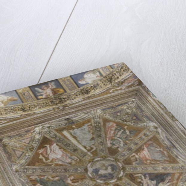 Angels and Blessing God by Simone Veneziano Peterzano