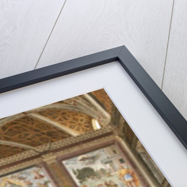 View of the frescoes with the Adoration of the Three Kings by Bernardino Luini