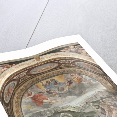 The Martyrdom of Saint Stephen, Left Chapel by Aurelio Luini