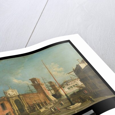 View of Campo and Porta Arsenale, 1742-50 by Francesco Albotto