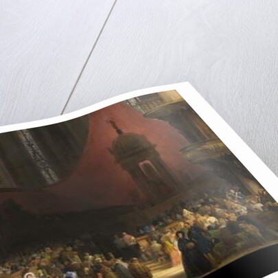 Interior of Milan Cathedral, Italy, 1840 by Luigi Bisi