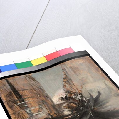 Canal in Venice with gondolas, 1899-1913 by Giovanni Boldini