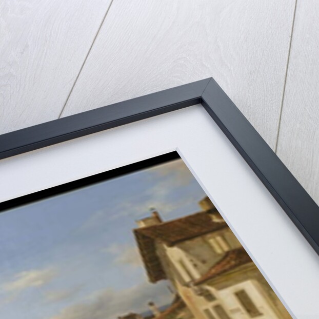 View of Naviglio Canal from the San Marco Bridge in Milan, 1834 by Giuseppe Canella