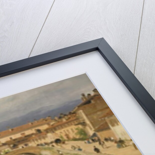 View of Naviglio Canal from the San Marco Bridge in Milan, 1834 by Giuseppe Canella