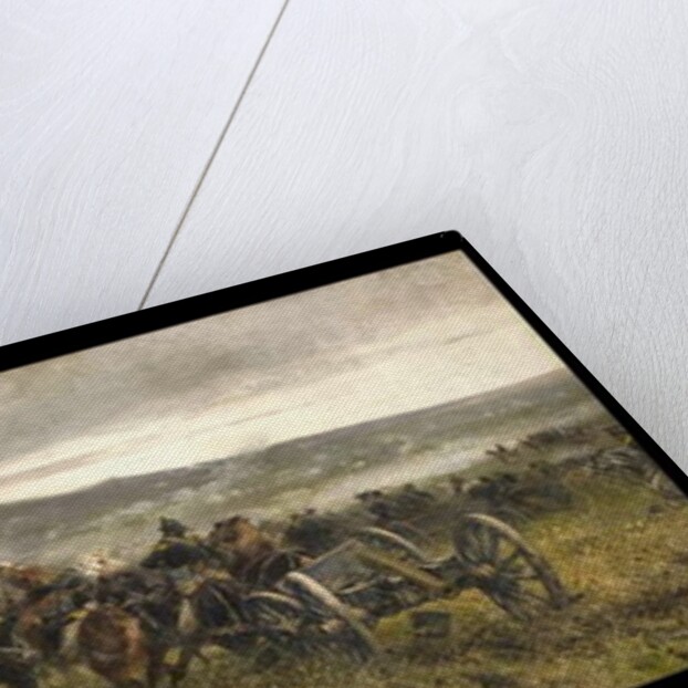 Artillery during the Battle of San Martino, 1887 by Sebastiano de Albertis