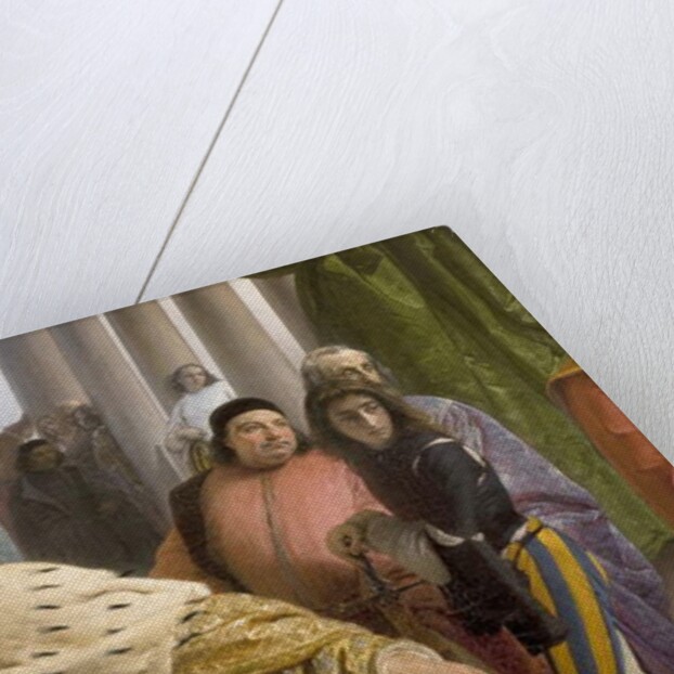 The last meeting between Jacopo Foscari and his family before being exiled, 1838-40 by Francesco Hayez