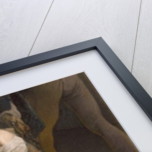 The last meeting between Jacopo Foscari and his family before being exiled, 1838-40 by Francesco Hayez