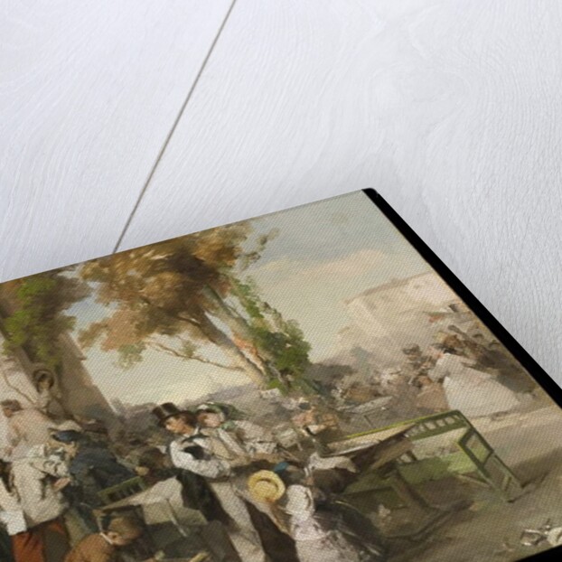 Bulletin announcing the Peace of Villafranca, 1861-62 by Domenico Induno