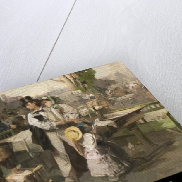 Bulletin announcing the Peace of Villafranca, 1861-62 by Domenico Induno