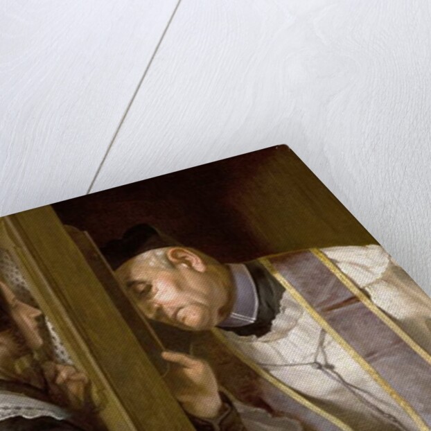 The Confession, 1838 by Giuseppe Molteni