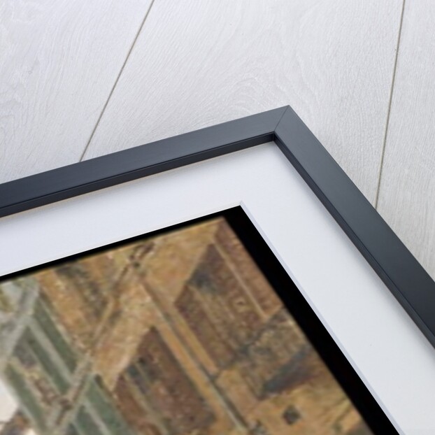 A street in Milan, 1881 by Luigi Rossi