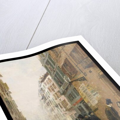 A street in Milan, 1881 by Luigi Rossi