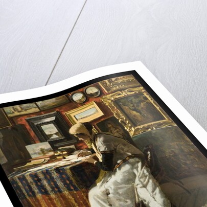 The letter, 1867 by Telemaco Signorini