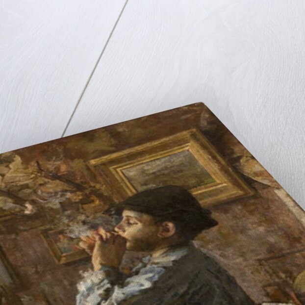 I am a painter too or Dilettante or The painter's studio, 1885 by Giovanni Sottocornola