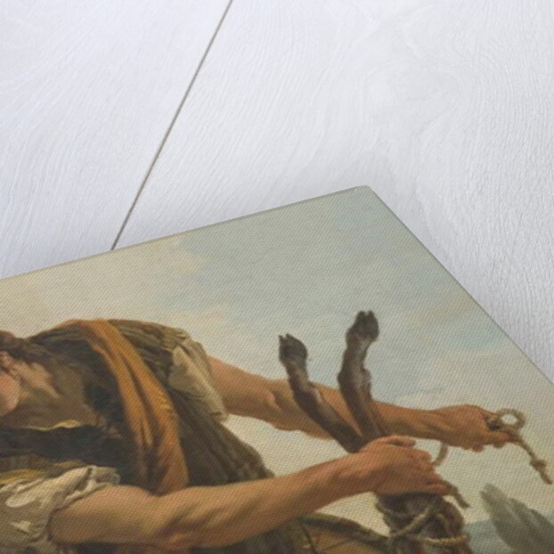 Hunter with Deer, 1718 by Giovanni Battista (1696-1770) Tiepolo