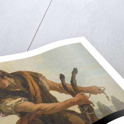 Hunter with Deer, 1718 by Giovanni Battista (1696-1770) Tiepolo