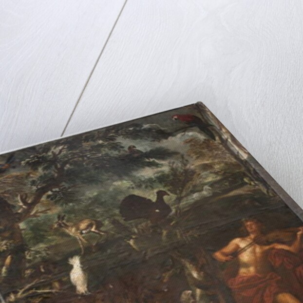 Animals, Myth of Orpheus, detail by Italian School