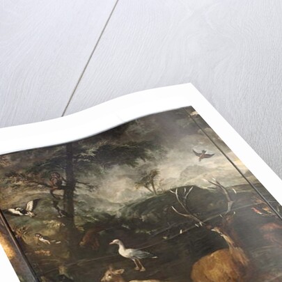 Animals, Myth of Orpheus, detail by Italian School