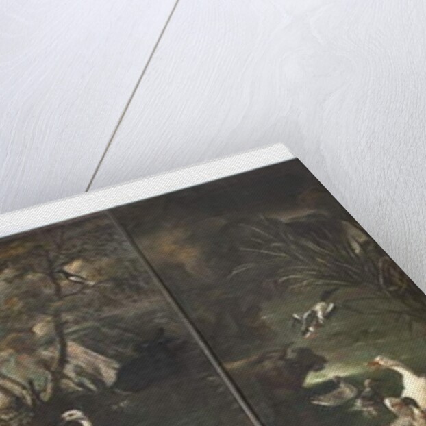 Swan and ducks, Myth of Orpheus by Italian School