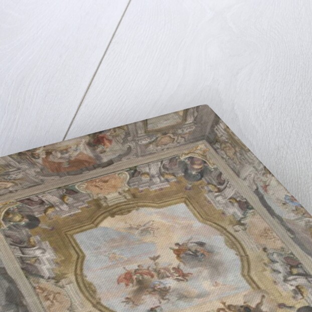 The Fall of the Demons, Stories of Scipio, detail, 1731 by Giovanni Battista Tiepolo