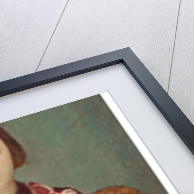 Young girl with doll, 1928 by Pietro Marussig