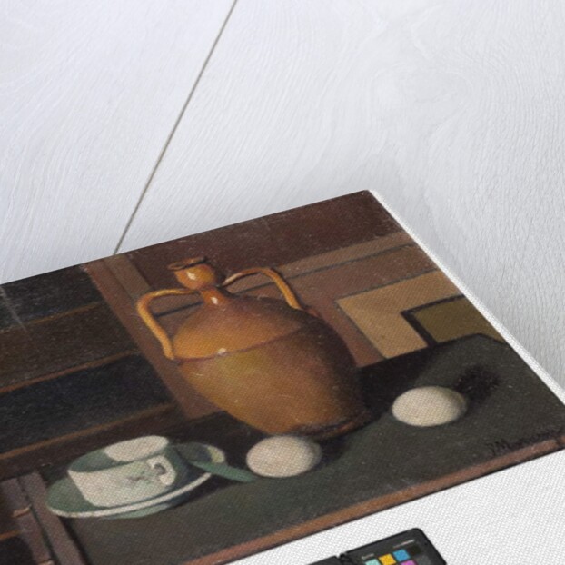 Still life with eggs, 1924 by Pietro Marussig