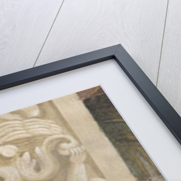 Putti, decorations around the windows by Lattanzio Gambara