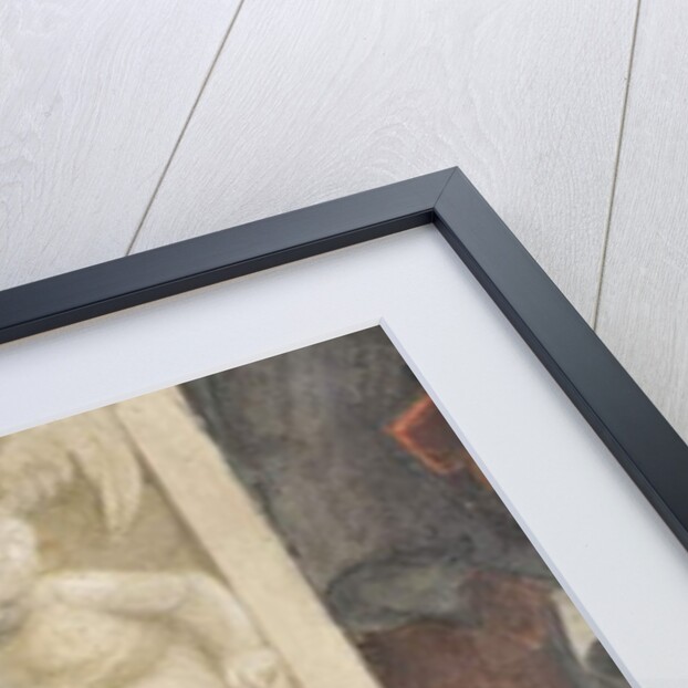 Putti, decorations around the windows by Lattanzio Gambara